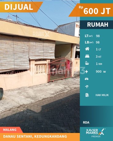 e042 Rumah Murah Cocok Untuk Pasangan Muda di Sawojajar Malang 