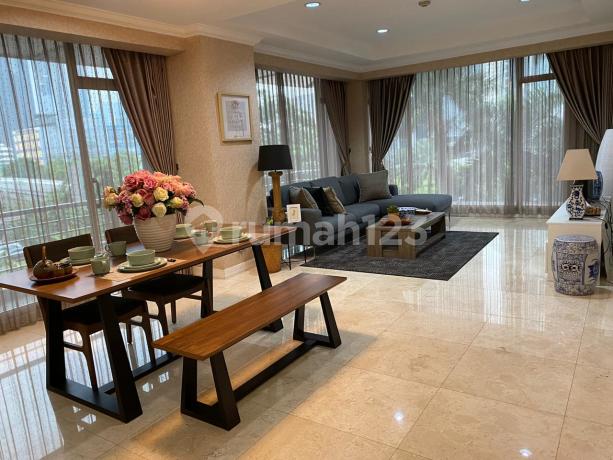 Nicely Furnished 3BR Apt with Easy Access Location At Istana Sahid Sudirman