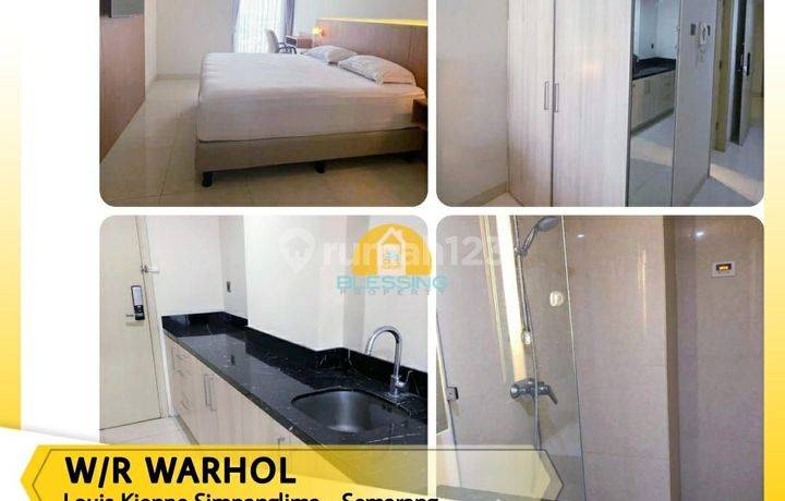 Apartemen Type Studio Warholl/Louis Kienne Simpang Lima Semarang 