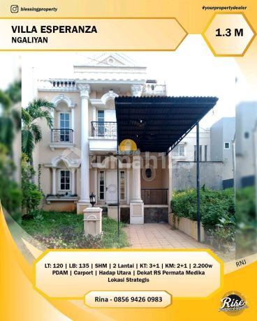 Rumah 2 Lantai Di Perumahan New Villa Esperanza Semarang 