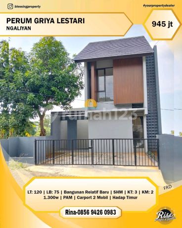 Rumah Baru 2 Lantai Di Perum Griya Lestari Ngaliyan Semarang