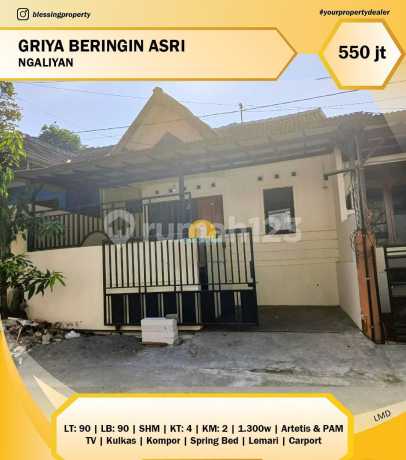 Rumah Harga Murah Bebas Banjir Di Perumahan Griya Beringin Asri