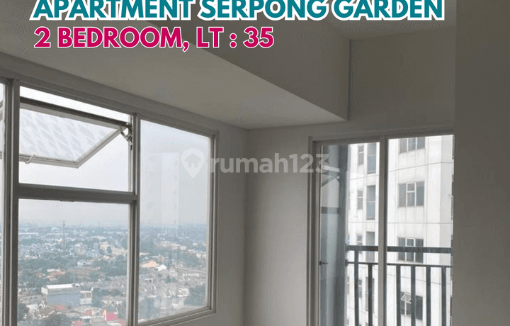 Dijual Apartement Serpong Garden 2 BR Unfurnished 