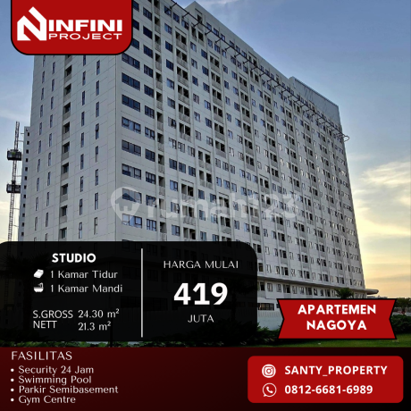 Apartemen Type Studio Bisa Huni Sambil Nyicil Di Nagoya
