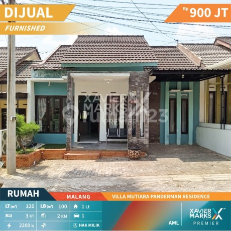 Dijual Villa Cantik Minimalis Modern Furnish Dg Vibes Nyaman Ada Servis Area Open Concept Siap Huni Keamanan 24 Jam Dg One Gate System View Pegunungan Dekat Wisata Bns Dg Harga Bersahabat di Villa Mutiara Panderman Residence Batu H483
