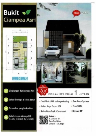 Bukit Ciampea Asri Perumahan Murah Di Bogor Dekat Kampus IPB Dp 0%