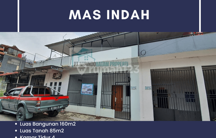 Dijual Cepat 1.28 Milliar Rumah 2LANTAI Baloi Mas Indah