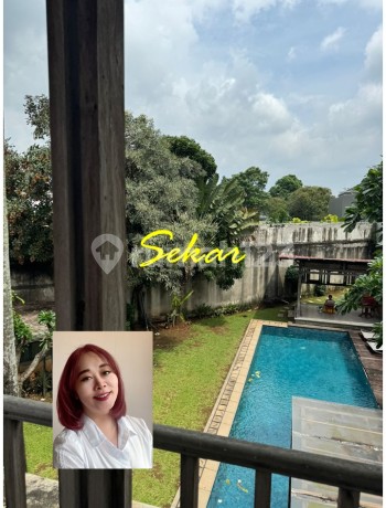 For Sale Rumah Model Villa Bali Di Teras Golf Bsd Bagus