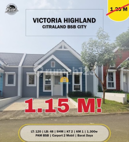Hot Deal Rumah Murah Bagus di Victoria Highland Bsb City Semarang Hot Deal Rumah Murah Bagus di Victoria Highland Bsb City Semarang