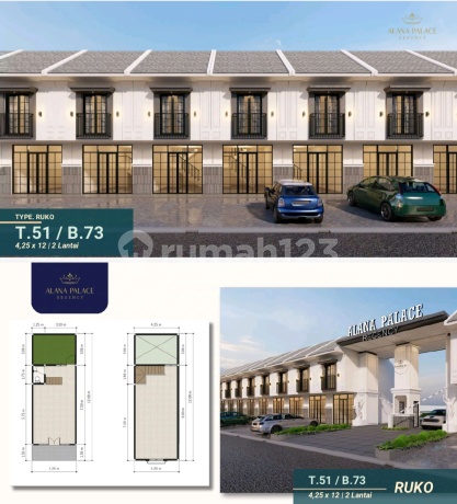 Ruko Alana Palace Regency Baru Gress Dekat Merr Oerr Ruko Alana Palace Regency Baru Gress Dekat Merr Oerr