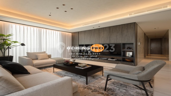  Apartemen Saumata Suites 3 Kamar Tidur Furnished Bagus