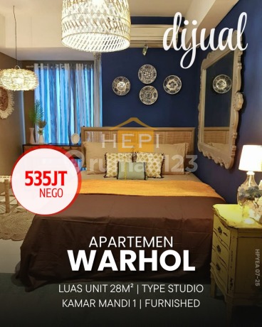 Dijual Apartemen Warholl Simpang Lima Murah siap pakai Fullfurnished Dijual Apartemen Warholl Simpang Lima Murah siap pakai Fullfurnished