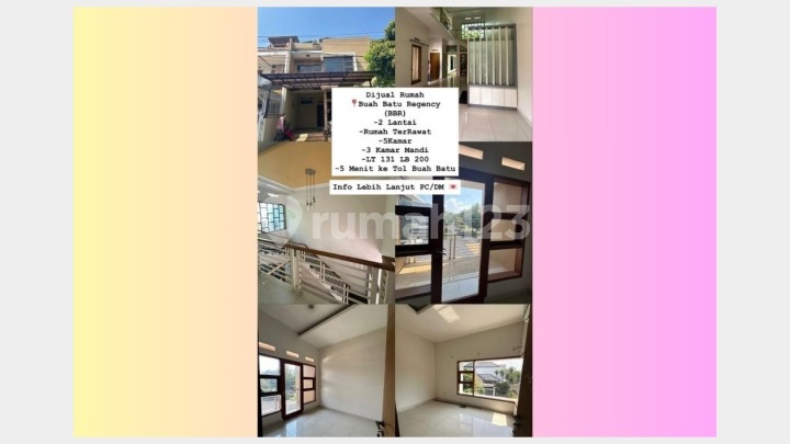 Jarang ada Dijual Rumah Buahbatu Regency (BBR)