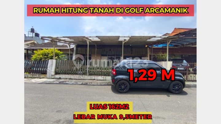 JUAL RUMAH HITUNG TANAH BELAKANG GRIYA ARCAMANIK