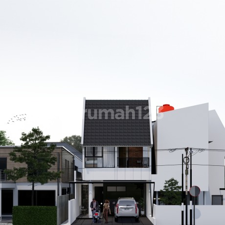 Rumah Kota Bandung 3Kt Desain Kontemporer