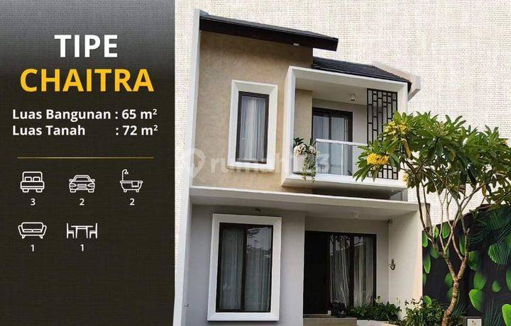 Dijual rumah baru di asana residence Cibubur type chaitra