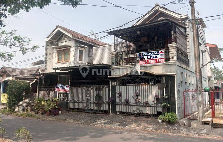La.1374 Turun.harga Dijual Cepat Rumah 2 Lantai Pinggir Jalan Bumi Mutiara Belakang Kota Wisata 