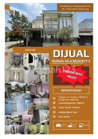 For sale Villa Regency 2 Tangerang