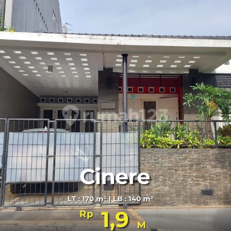 Rumah Bagus Unfurnished SHM Cinere, Depok