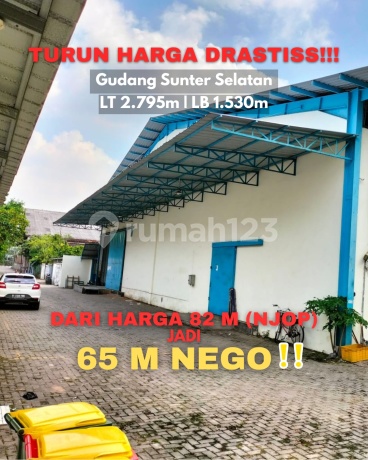 For Sale Very Cheap Warehouse Sunter Selatan For Sale Very Cheap Warehouse Sunter Selatan