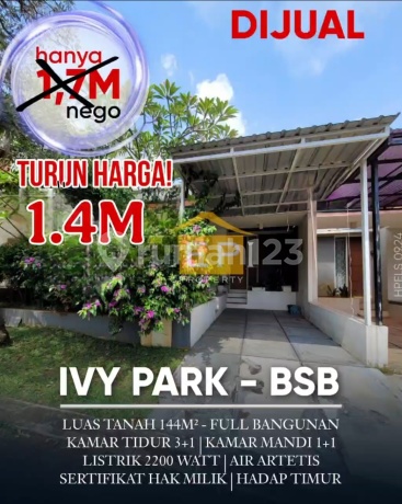 Semi-Furnished Minimalist House Ivy Park Citraland BSB City Semarang Semi-Furnished Minimalist House Ivy Park Citraland BSB City Semarang