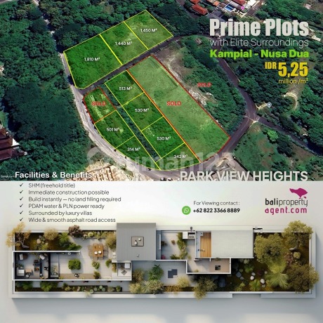 Tanah Kavling Siap Bangun Kampial Nusa Dua Bali