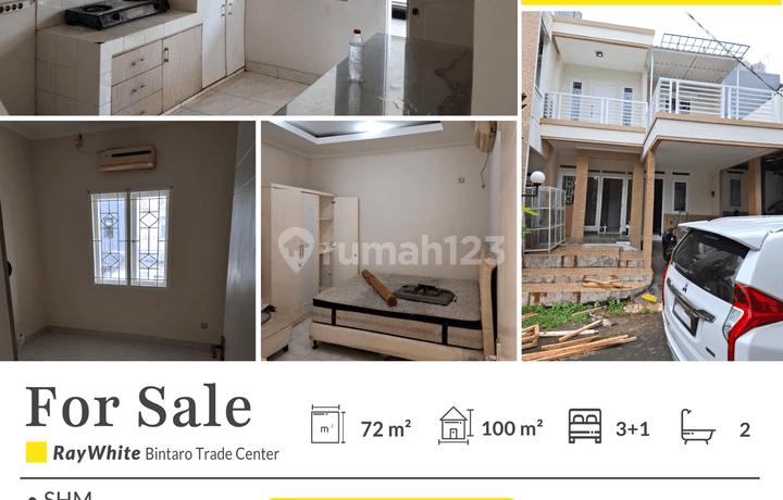 Dijual Rumah 2 Lantai Griya Aviva Town Ciputat Dekat BXC Mall