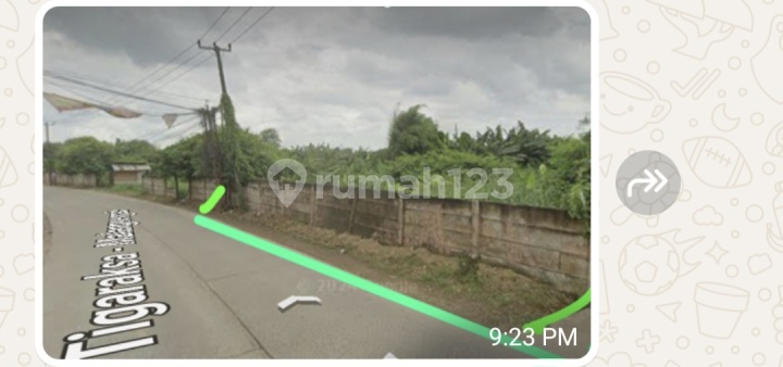 Jual 1 Ha Tanah Di Depan Telaga Cluster Dekat Kana Park,legok,tangeranga 