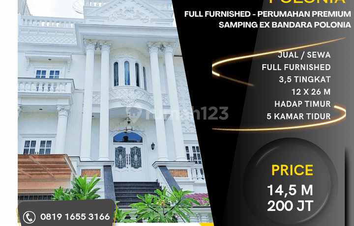 The Palace Residence, Polonia. Lebar 12 M. Full Furnished.
