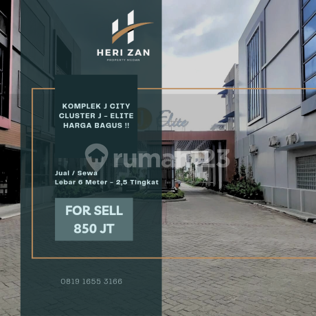 Jual / Sewa. Komplek J City, Cluster J Elite. Jl. Karya Wisata
