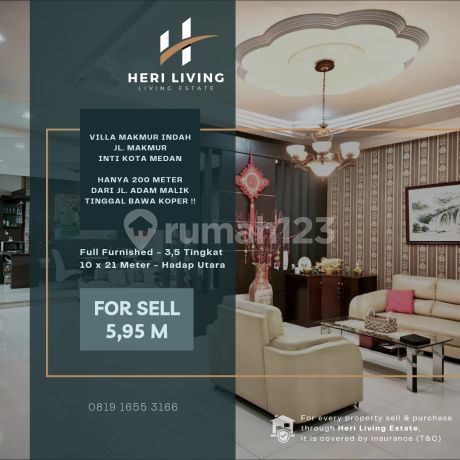 Villa Makmur Indah. Inti Kota. Tinggal Bawa Koper. Full Furnished Villa Makmur Indah. Inti Kota. Tinggal Bawa Koper. Full Furnished