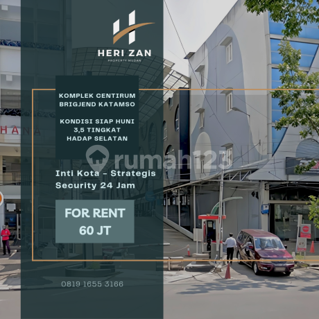 Komplek Centrium. Jl. Brigjend Katamso. Siap Huni.Security 24 Jam Komplek Centrium. Jl. Brigjend Katamso. Siap Huni.Security 24 Jam