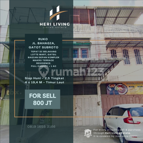 Makro Terrace Residence Shop House. Jl. Bahagia, Gatot Subroto