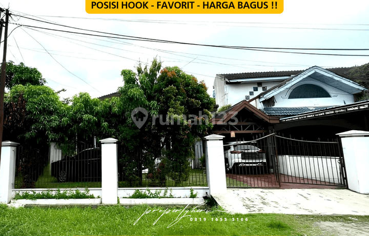 Harga Bagus !! Rumah Hook. Komplek Wartawan, Sidorukun, Krakatau