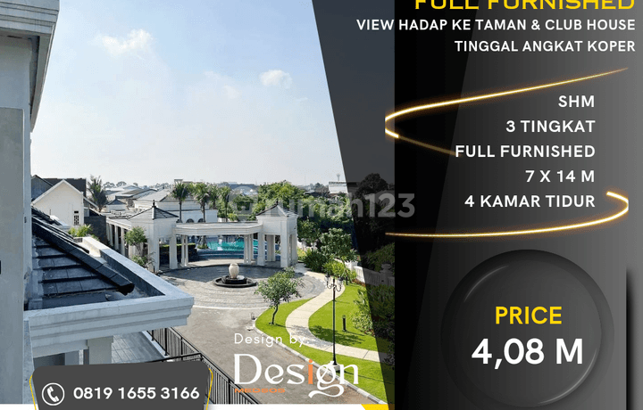 Komplek Jewel Park Polonia. Full Furnished. View Taman,Club House