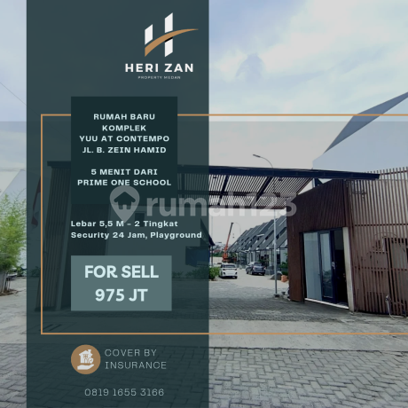 Rumah Baru. Komplek Yuu At Contempo. 5 Menit Ke Prime One School