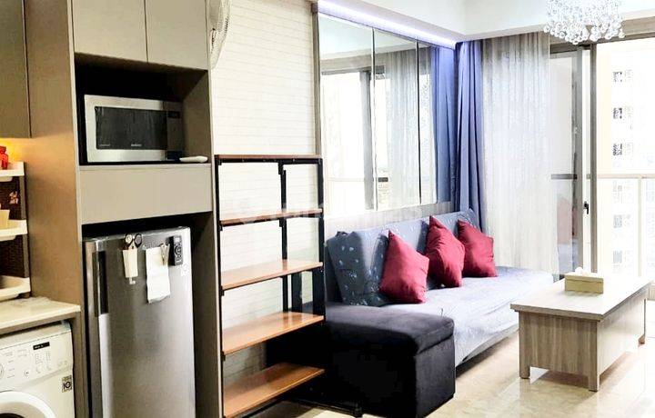 Apartemen Full Furnished Siap Huni Design Menarik View City Gold Coast Di Pik 1 