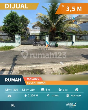 Rumah Terawat Dekat Pusat Kuliner di Sulfat Indah Malang Rumah Terawat Dekat Pusat Kuliner di Sulfat Indah Malang
