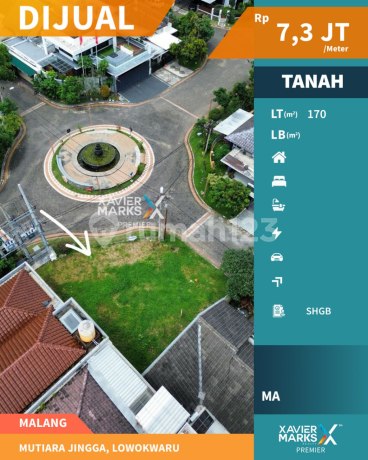 Ready-to-Build Hook Land in Mutiara Jingga, Malang