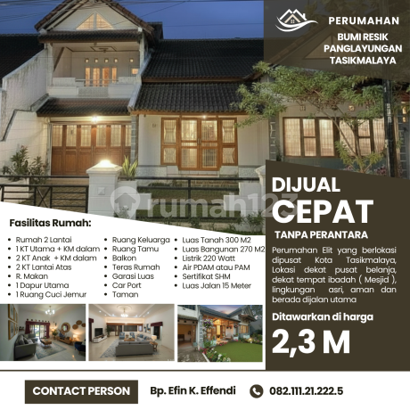 Dijual Cepat! Rumah Nyaman Siap Huni - Harga Masih Nego