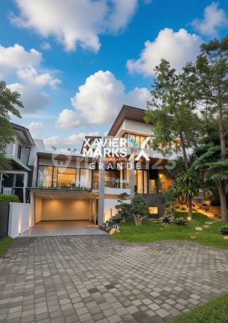 For Sale Fully Furnished Modern 2.5-Story House in Riverside Area, Malang