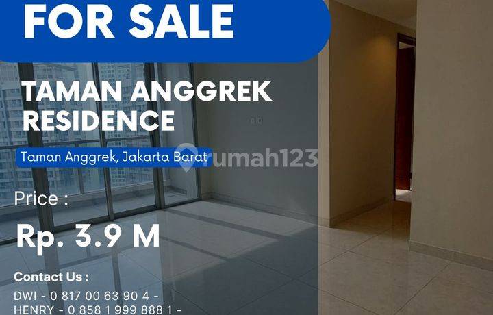 Dijual 3+1BR City Harga Terspecial di Taman Anggrek Residences 