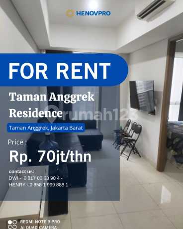 BRAND NEW Taman Anggrek Residence Unit 1BR Full Furnish