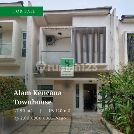 Rumah di Kawasan Alam Kencana Townhouse