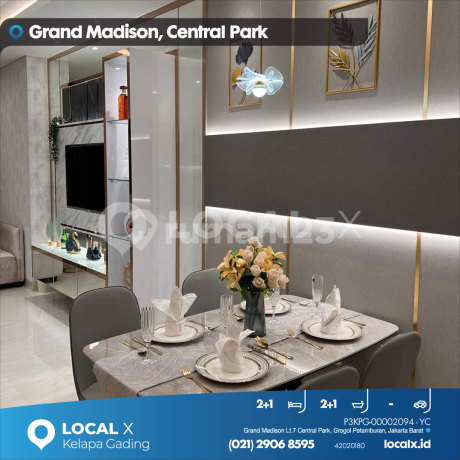 Apartemen Grand Madison Lt.7 Central Park, Grogol Petamburan, Jakarta Barat