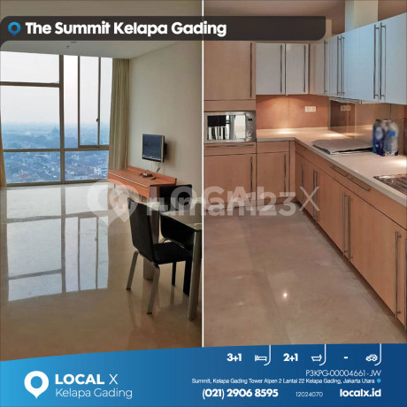 Apartemen Summit, Kelapa Gading Tower Alpen 2 Lantai 22 Kelapa Gading, Jakarta Utara