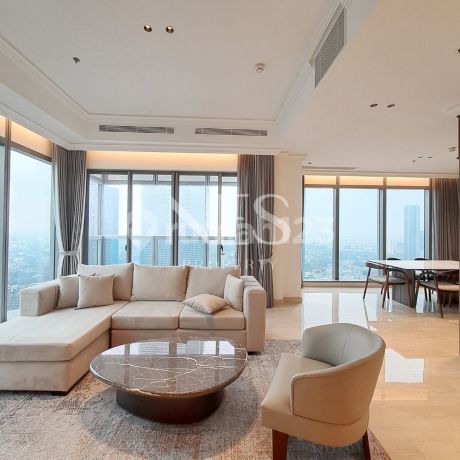 Sewa 57 Promenade 3 BR, Bagus, Full Furnished, Thamrin, MRT, Mall