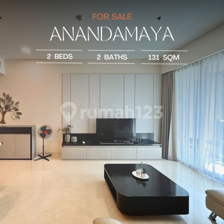 Jual Anandamaya Residences 2 BR, Mewah, Fully-Furnish, Sudirman