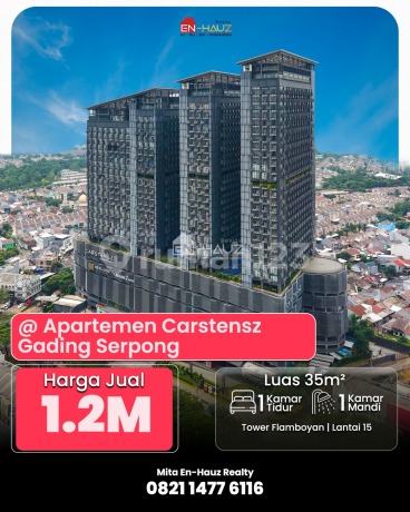 Dijual Apartemen Cartenz Tower Flamboyan