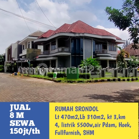 For Sale Fully Furnished Corner House in Tembalang, Semarang For Sale Fully Furnished Corner House in Tembalang, Semarang